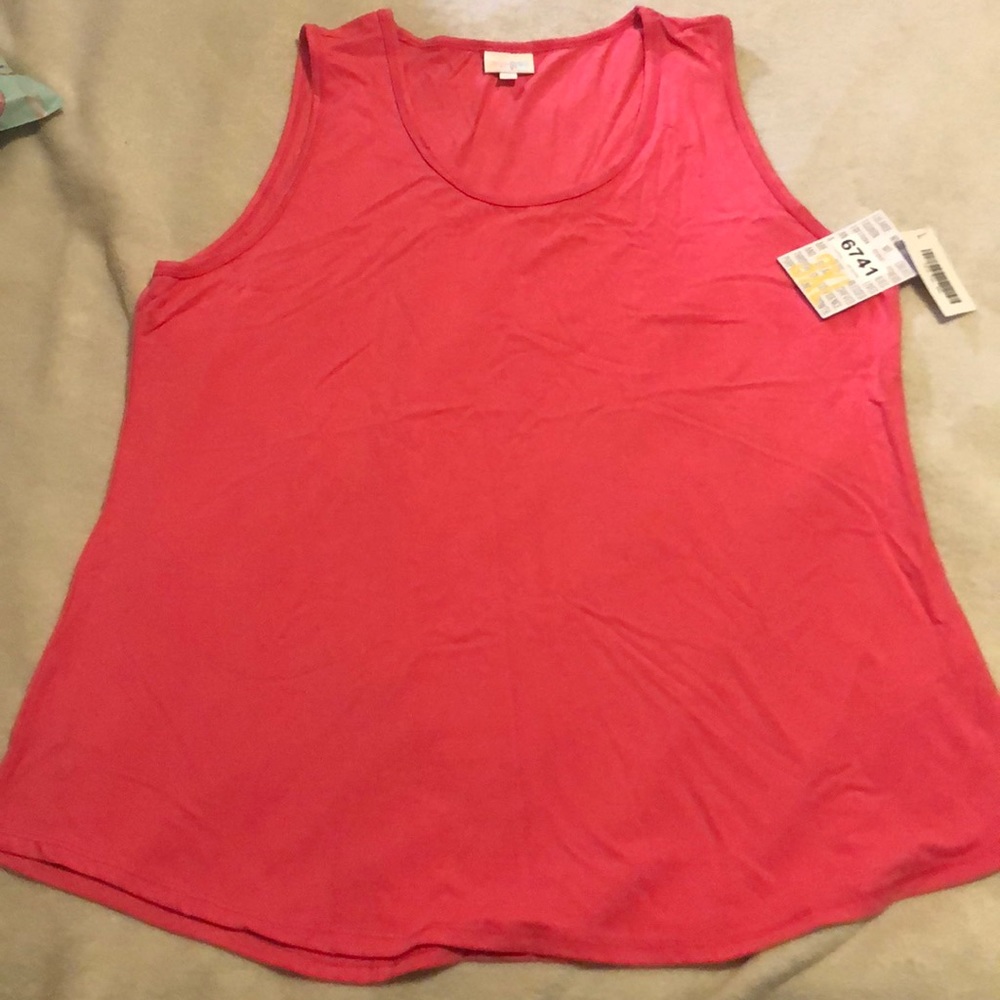 LulaRoe Tank xxxl 3xl 3x pink